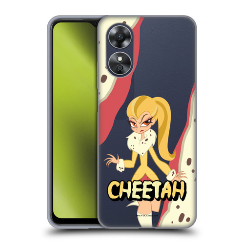 DC Super Hero Girls Characters Cheetah Soft Gel Case for OPPO A17