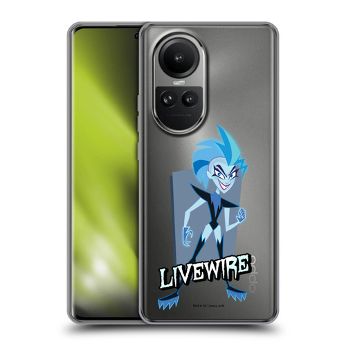 DC Super Hero Girls Characters Livewire Soft Gel Case for OPPO Reno10 5G / Reno10 Pro 5G