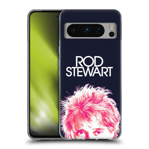 Rod Stewart Art Neon Soft Gel Case for Google Pixel 8 Pro