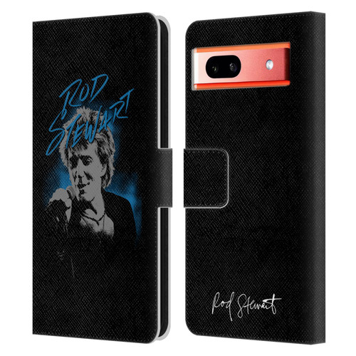 Rod Stewart Art Scribble Leather Book Wallet Case Cover For Google Pixel 7a