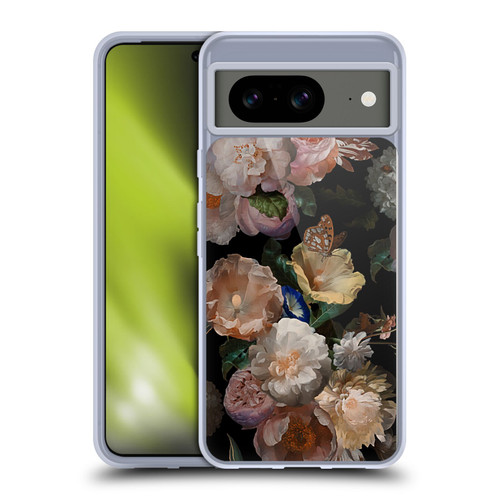 UtArt Antique Flowers Botanical Beauty Soft Gel Case for Google Pixel 8