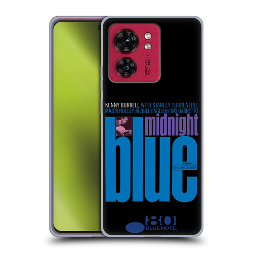 Blue Note Records Albums 2 Kenny Burell Midnight Blue Soft Gel Case for Motorola Moto Edge 40