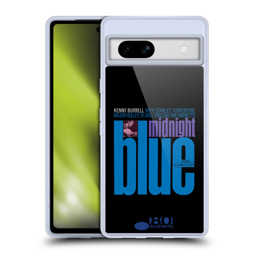 Blue Note Records Albums 2 Kenny Burell Midnight Blue Soft Gel Case for Google Pixel 7a