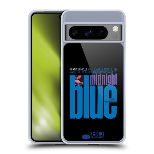 Blue Note Records Albums 2 Kenny Burell Midnight Blue Soft Gel Case for Google Pixel 8 Pro