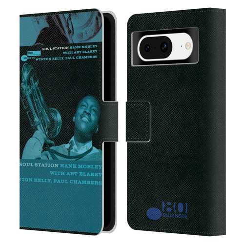Blue Note Records Albums Hunk Mobley Soul Station Leather Book Wallet Case Cover For Google Pixel 8