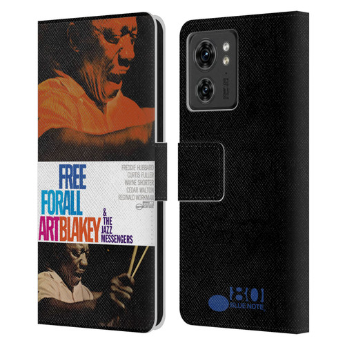 Blue Note Records Albums Art Blakey Free For All Leather Book Wallet Case Cover For Motorola Moto Edge 40