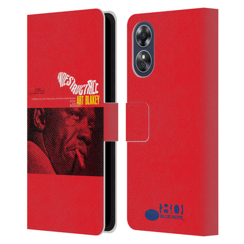 Blue Note Records Albums Art Blakey Indestructible Leather Book Wallet Case Cover For OPPO A17