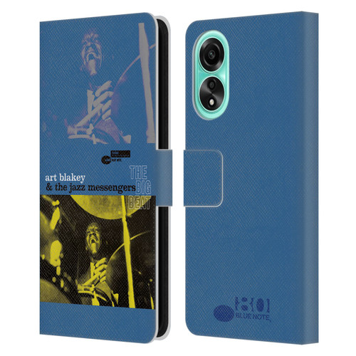Blue Note Records Albums Art Blakey The Big Beat Leather Book Wallet Case Cover For OPPO A78 5G