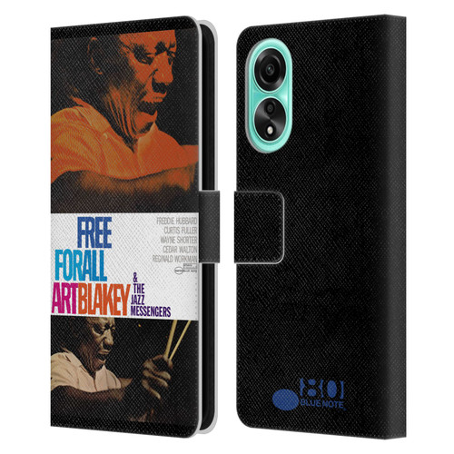 Blue Note Records Albums Art Blakey Free For All Leather Book Wallet Case Cover For OPPO A78 4G