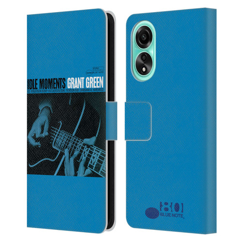 Blue Note Records Albums Grant Green Idle Moments Leather Book Wallet Case Cover For OPPO A78 4G