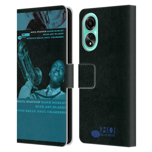 Blue Note Records Albums Hunk Mobley Soul Station Leather Book Wallet Case Cover For OPPO A78 4G