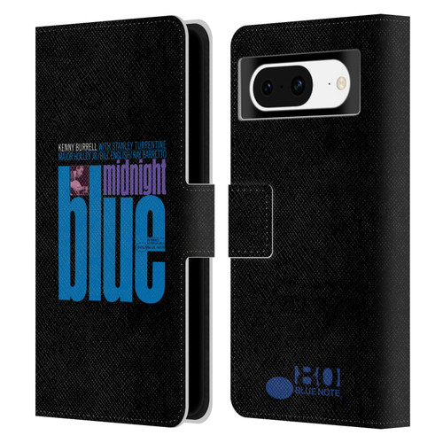 Blue Note Records Albums 2 Kenny Burell Midnight Blue Leather Book Wallet Case Cover For Google Pixel 8
