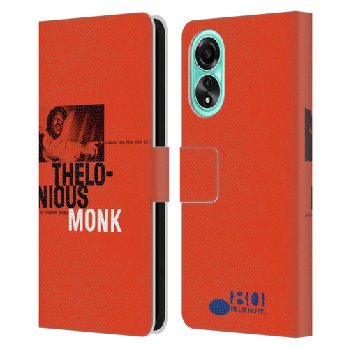 Blue Note Records Albums 2 Thelonious Monk Leather Book Wallet Case Cover For OPPO A78 5G