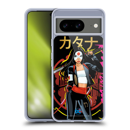 DC Women Core Compositions Katana Soft Gel Case for Google Pixel 8