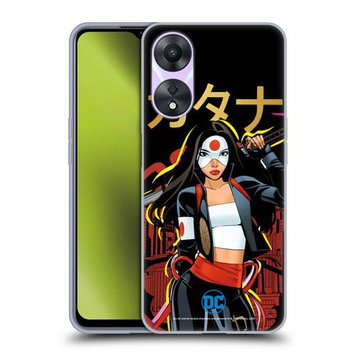 DC Women Core Compositions Katana Soft Gel Case for OPPO A78 5G
