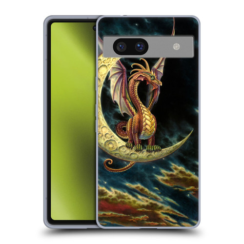 Myles Pinkney Mythical Moon Dragon Soft Gel Case for Google Pixel 7a