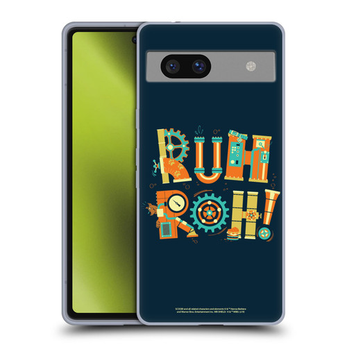 Scoob! Scooby-Doo Movie Graphics Ruh Boh Soft Gel Case for Google Pixel 7a