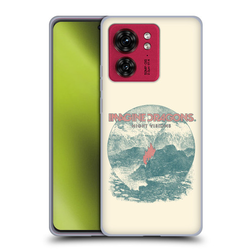 Imagine Dragons Key Art Flame Night Visions Soft Gel Case for Motorola Moto Edge 40