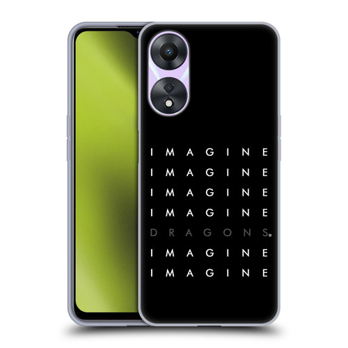 Imagine Dragons Key Art Logo Repeat Soft Gel Case for OPPO A78 4G