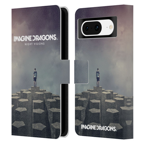 Imagine Dragons Key Art Night Visions Album Cover Leather Book Wallet Case Cover For Google Pixel 8