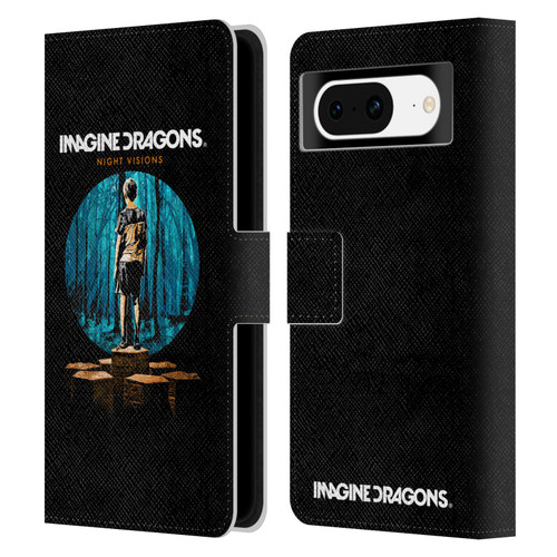 Imagine Dragons Key Art Night Visions Painted Leather Book Wallet Case Cover For Google Pixel 8