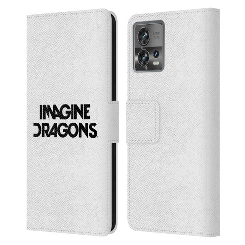 Imagine Dragons Key Art Logo Leather Book Wallet Case Cover For Motorola Moto Edge 30 Fusion