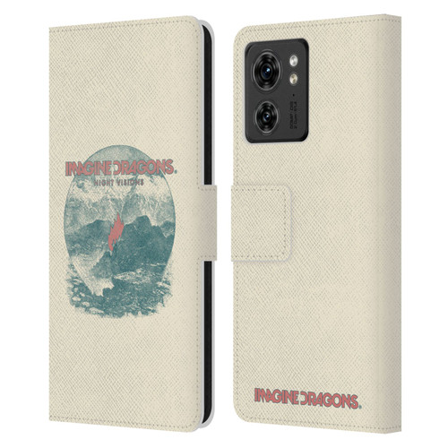 Imagine Dragons Key Art Flame Night Visions Leather Book Wallet Case Cover For Motorola Moto Edge 40