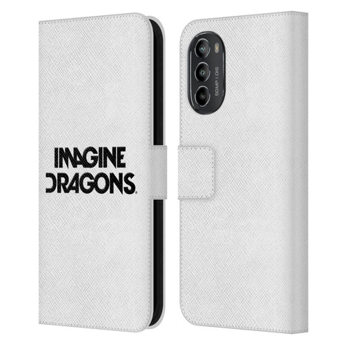 Imagine Dragons Key Art Logo Leather Book Wallet Case Cover For Motorola Moto G82 5G
