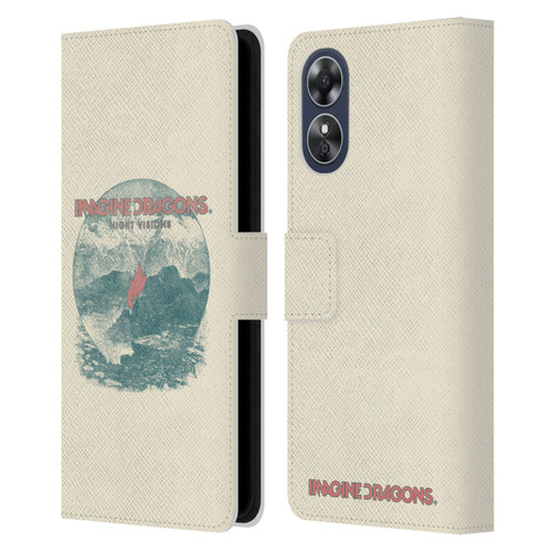 Imagine Dragons Key Art Flame Night Visions Leather Book Wallet Case Cover For OPPO A17