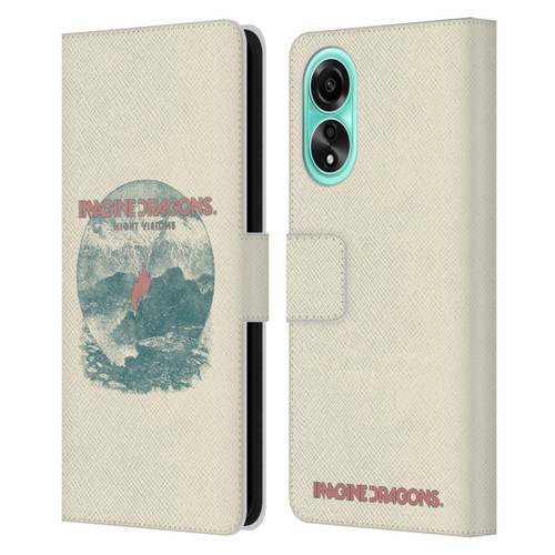 Imagine Dragons Key Art Flame Night Visions Leather Book Wallet Case Cover For OPPO A78 4G
