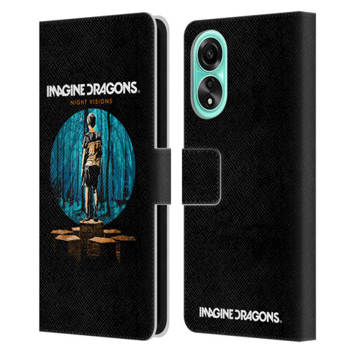 Imagine Dragons Key Art Night Visions Painted Leather Book Wallet Case Cover For OPPO A78 4G