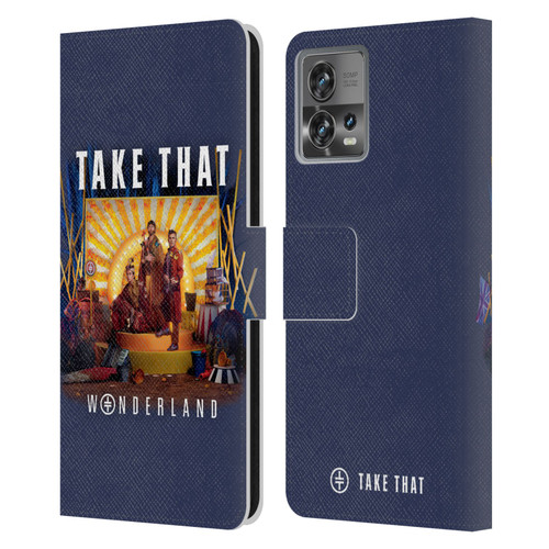 Take That Wonderland Album Cover Leather Book Wallet Case Cover For Motorola Moto Edge 30 Fusion