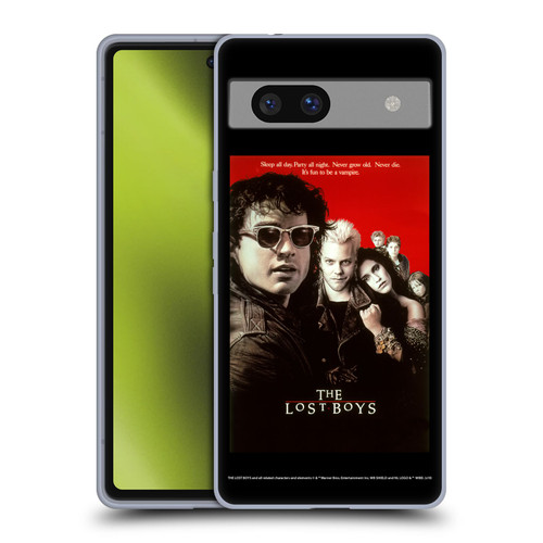 The Lost Boys Characters Poster Soft Gel Case for Google Pixel 7a