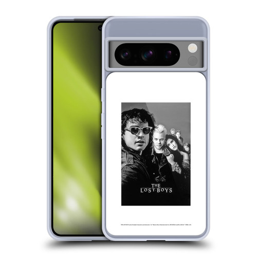 The Lost Boys Characters Poster Black And White Soft Gel Case for Google Pixel 8 Pro