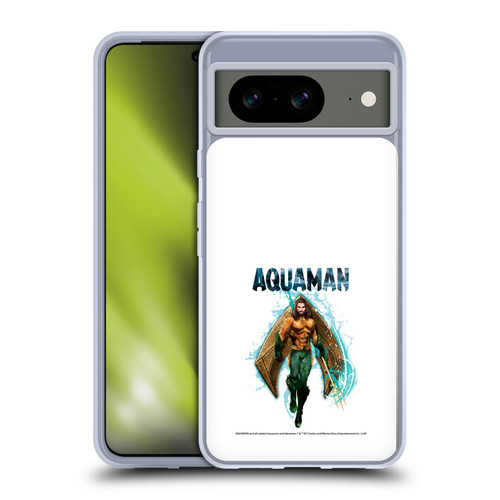 Aquaman Movie Graphics Trident of Atlan 2 Soft Gel Case for Google Pixel 8