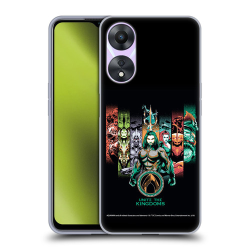 Aquaman Movie Graphics Unite The Kingdoms Soft Gel Case for OPPO A78 5G