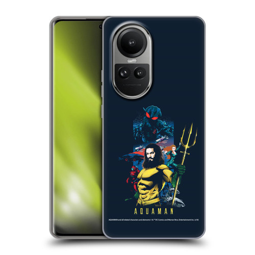 Aquaman Movie Graphics Poster Soft Gel Case for OPPO Reno10 5G / Reno10 Pro 5G