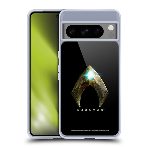 Aquaman Movie Logo Main Black Soft Gel Case for Google Pixel 8 Pro