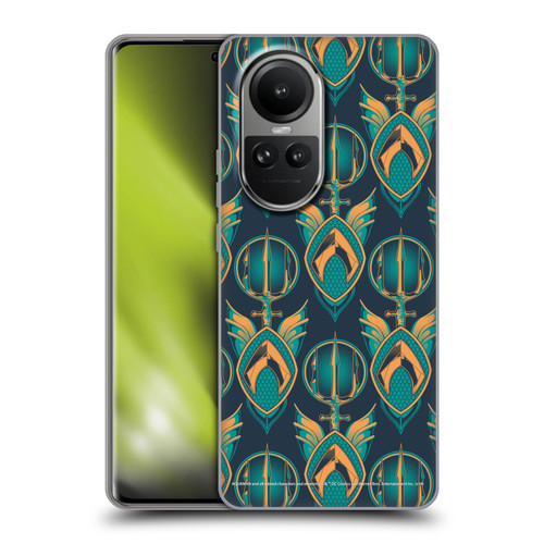 Aquaman Movie Logo Pattern Soft Gel Case for OPPO Reno10 5G / Reno10 Pro 5G