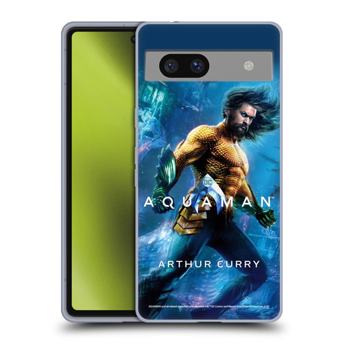 Aquaman Movie Posters Arthur Curry Soft Gel Case for Google Pixel 7a