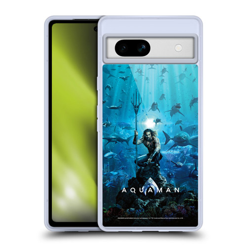 Aquaman Movie Posters Marine Telepathy Soft Gel Case for Google Pixel 7a