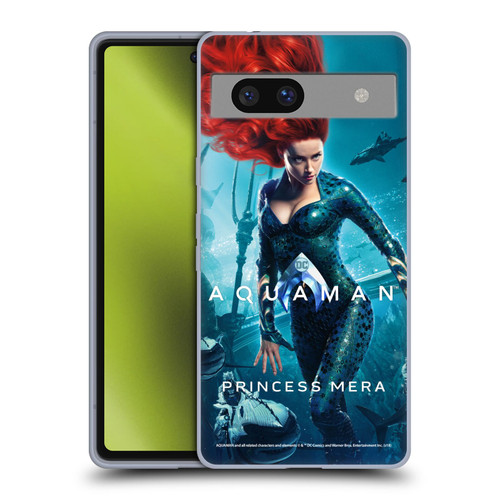 Aquaman Movie Posters Princess Mera Soft Gel Case for Google Pixel 7a