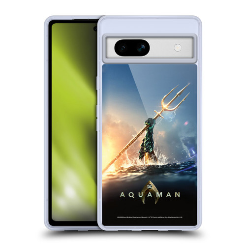 Aquaman Movie Posters Trident of Atlan Soft Gel Case for Google Pixel 7a