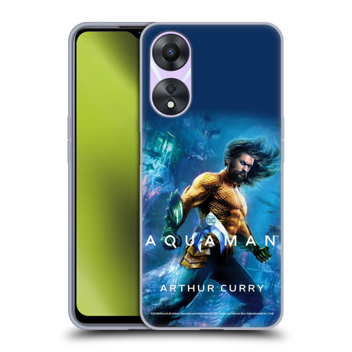 Aquaman Movie Posters Arthur Curry Soft Gel Case for OPPO A78 5G