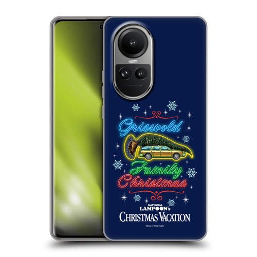 National Lampoon's Christmas Vacation Graphics Neon Lights Soft Gel Case for OPPO Reno10 5G / Reno10 Pro 5G