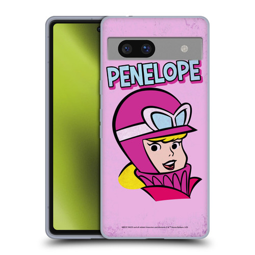 Wacky Races Classic Penelope Soft Gel Case for Google Pixel 7a