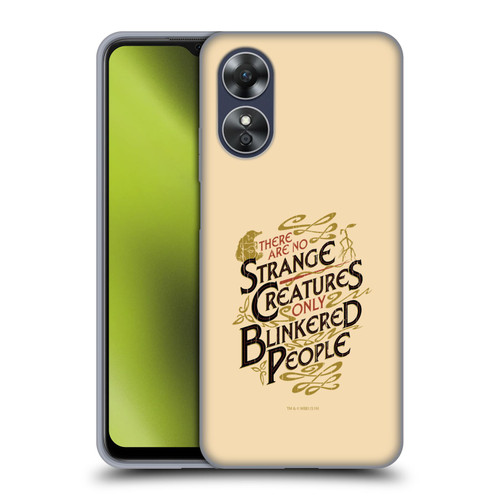 Fantastic Beasts The Crimes Of Grindelwald Art Nouveau Strange Creatures Soft Gel Case for OPPO A17