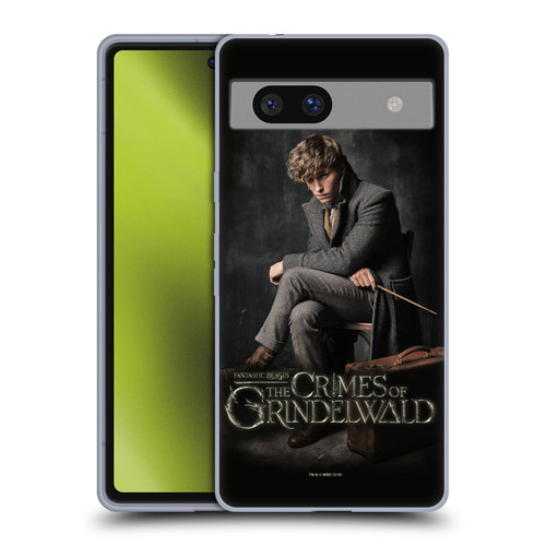 Fantastic Beasts The Crimes Of Grindelwald Character Art Newt Sitting Soft Gel Case for Google Pixel 7a