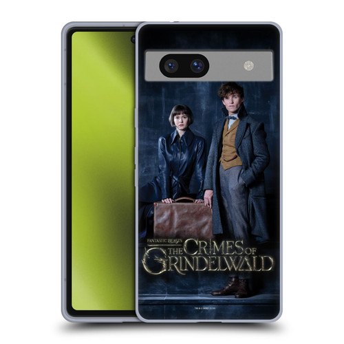 Fantastic Beasts The Crimes Of Grindelwald Character Art Tina And Newt Soft Gel Case for Google Pixel 7a