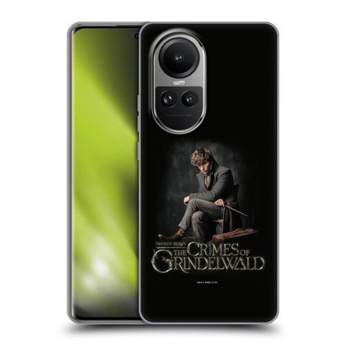 Fantastic Beasts The Crimes Of Grindelwald Character Art Newt Sitting Soft Gel Case for OPPO Reno10 5G / Reno10 Pro 5G